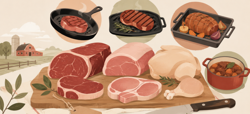Как выбрать фермерское мясо для домашней кухни и разных способов приготовления