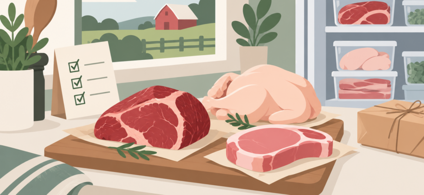 Как выбрать фермерское мясо для домашней кухни и запаса продуктов